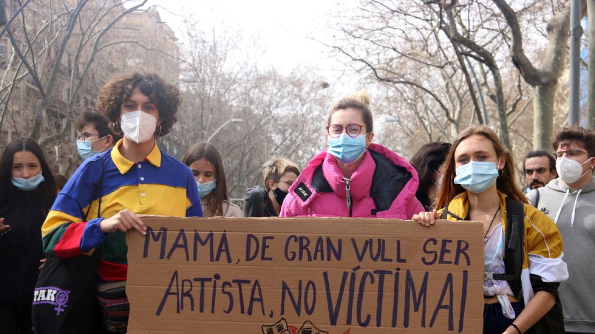 La huelga de estudiantes del Institut del Teatre exige cambios en las aulas para que sean «espacios seguros»