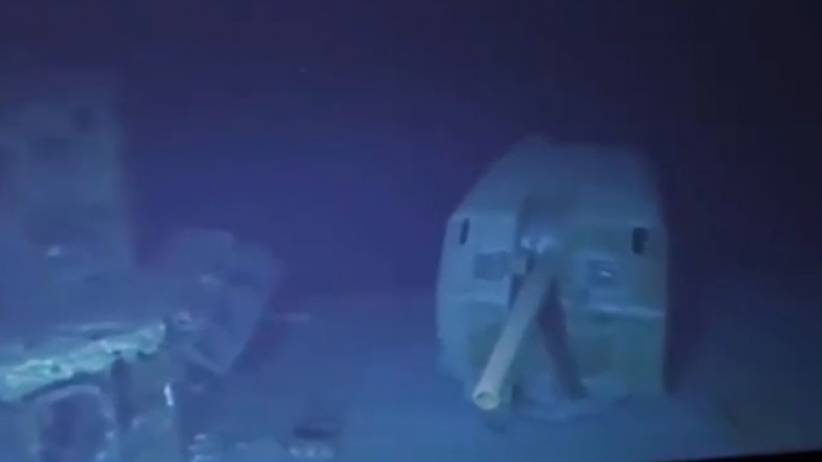 Les esgarrifoses imatges d'un vaixell de guerra estatunidenca enfonsat a més de 6.400 metres