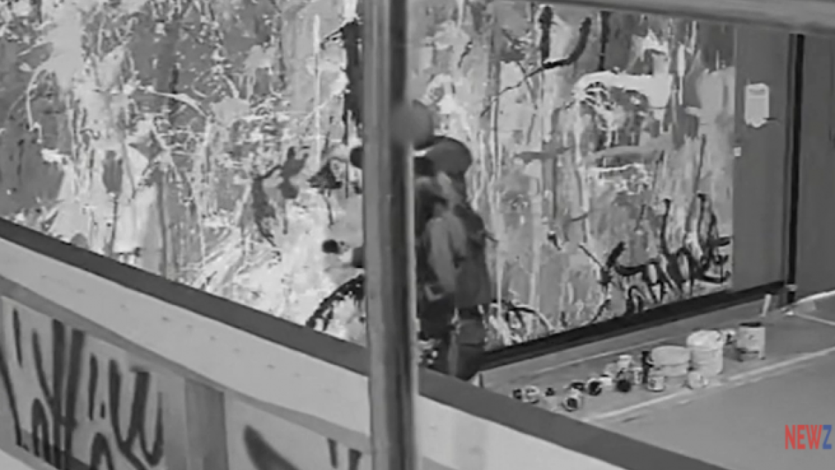 Destrozan un cuadro de 425.000 euros pensante que era una obra colaborativa