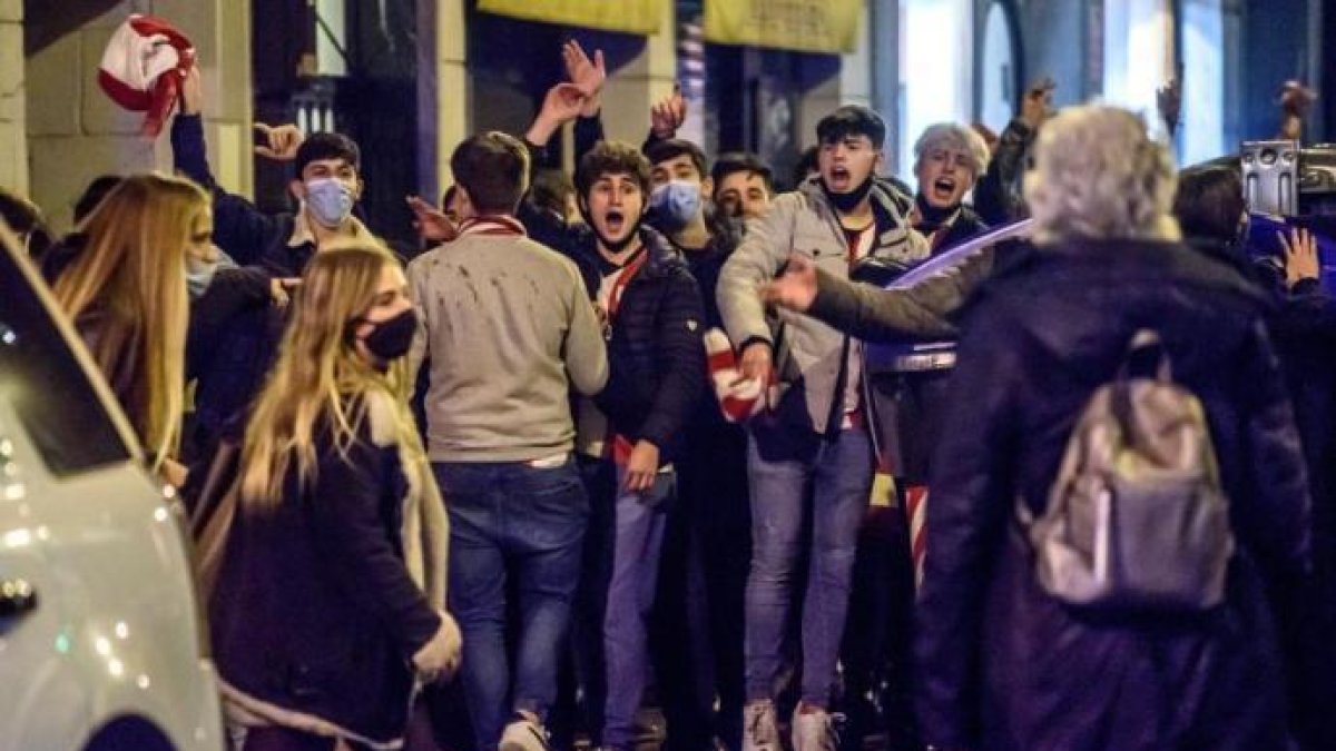 Incidentes en Bilbao antes final de fútbol, con joven trasladada al hospital