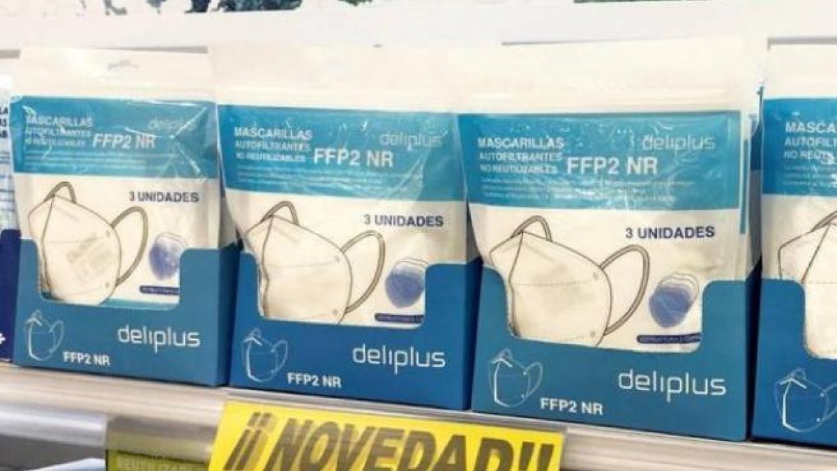 Mercadona pone en venta mascarillas FFP2