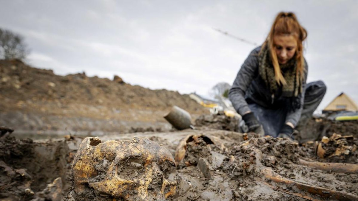 Troben una vintena d'esquelets humans al costat d'un antic castell als Països Baixos