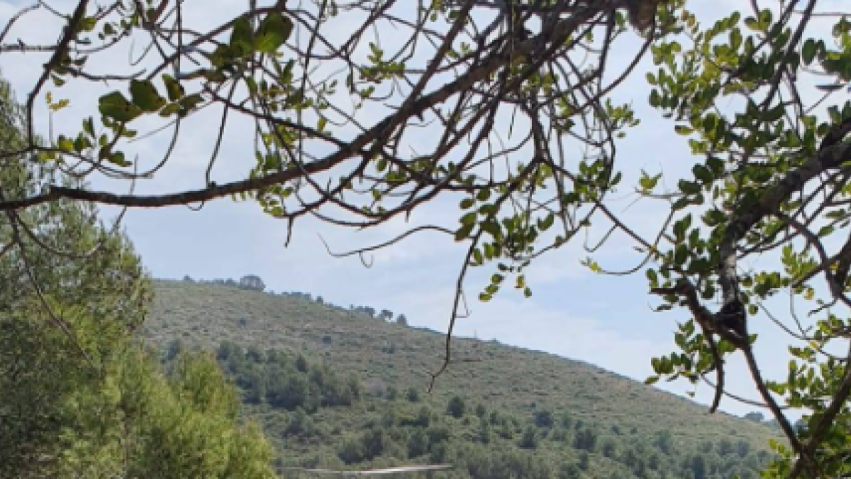 Rescatan a un hombre mayor en la zona de la Cova Foradada de Calafell con un helicóptero