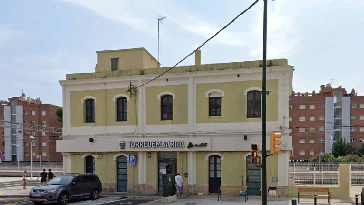 estación tren, Torredembarra