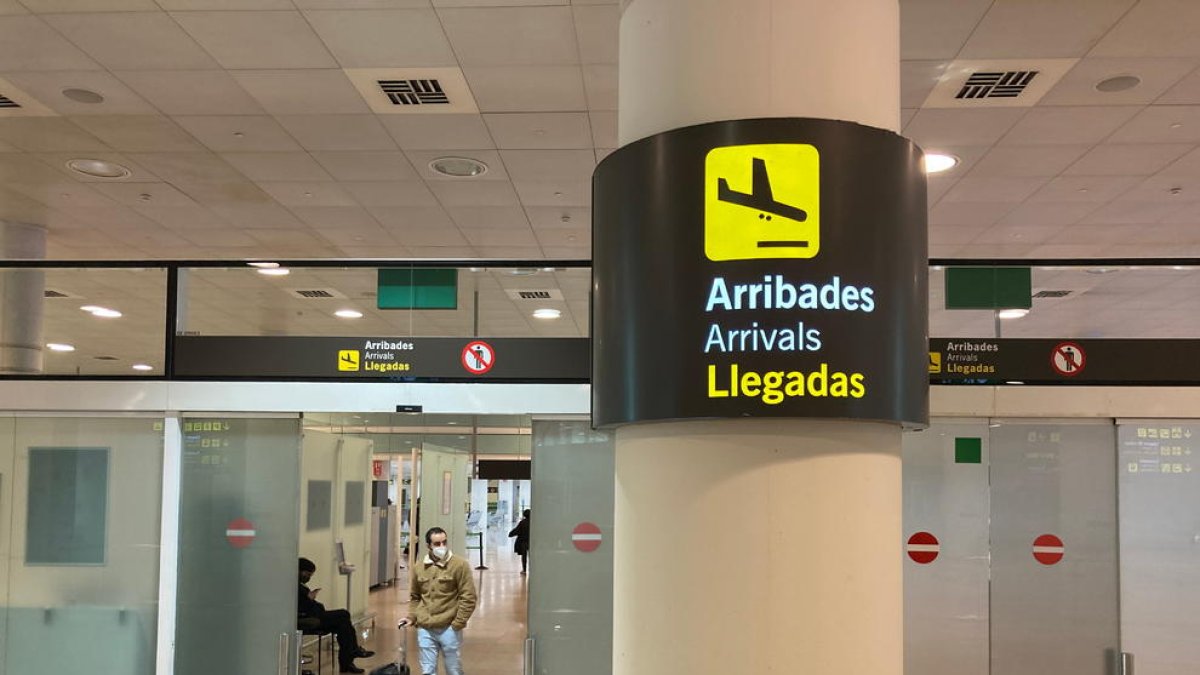 pasajero, Aeropuerto del Prat, Barcelona, turista, turismo, maleta, viajero