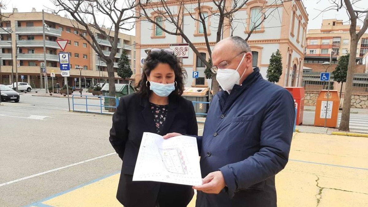 Les obres per ubicar les parades de bus davant la biblioteca de Reus començaran aquest mes de març