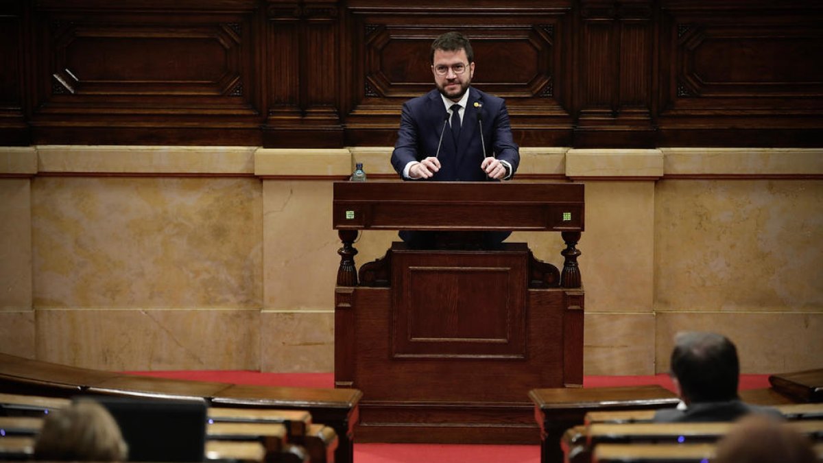 Pere Aragonès és investit com a president de la Generalitat