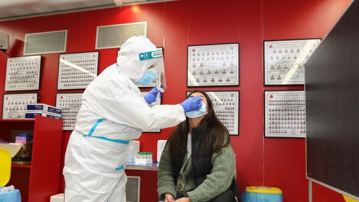 cribado, coronavirus, covid-19, URV, Universitat Rovira i Virgili, Salut, PCR, test, alumnos, profesores, Reus