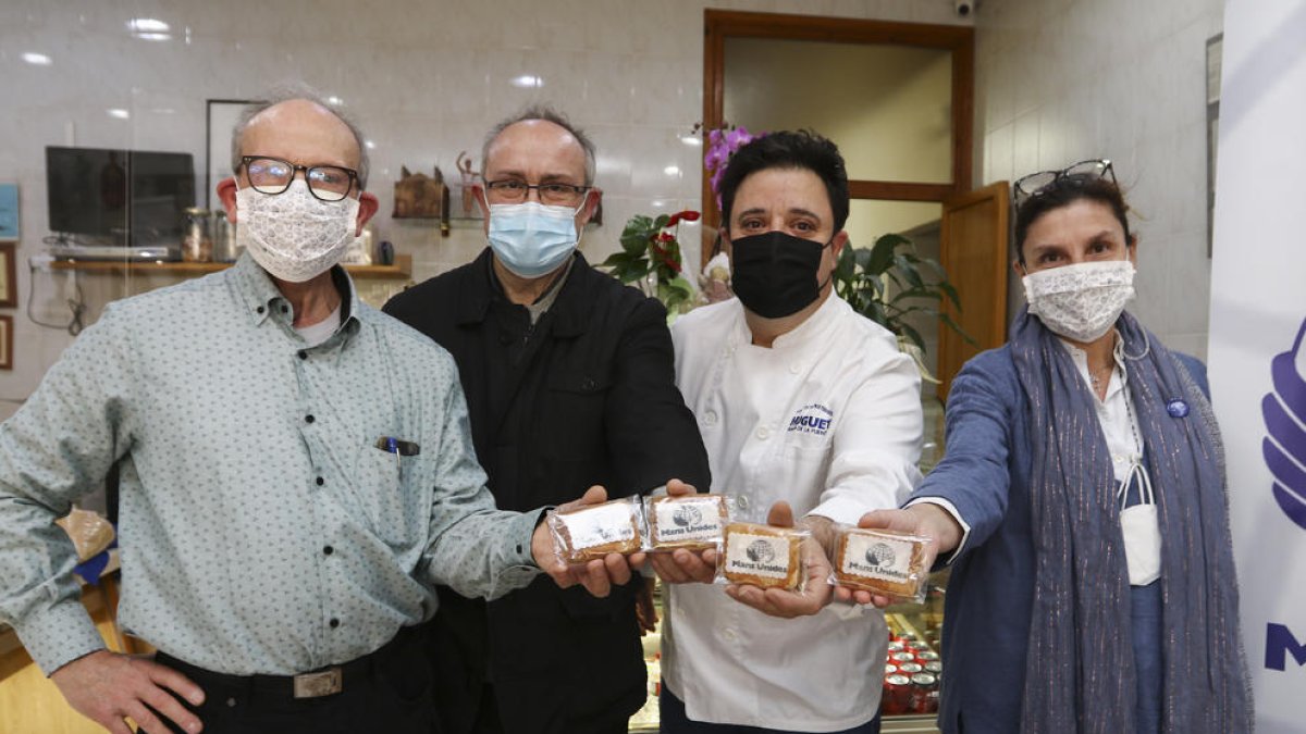 Mans Unides i Forn Huguet de Reus elaboren una galeta solidària