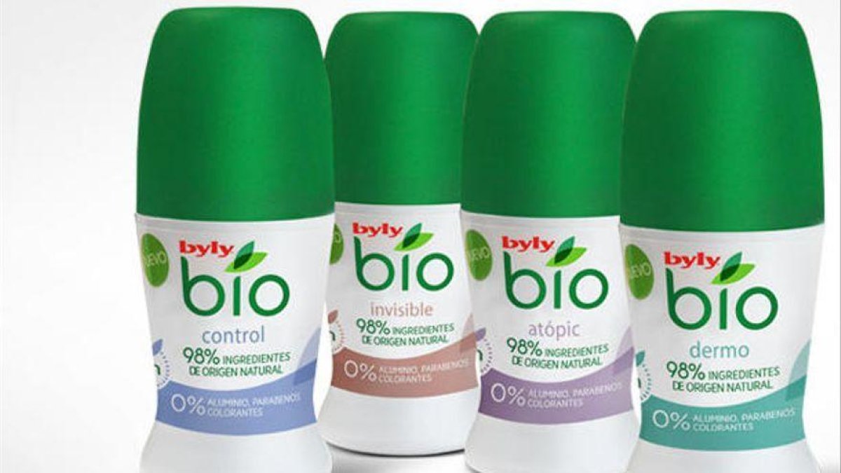 Sanidad retira unos lotes del desodorante Byly Bio roll-on por contaminación