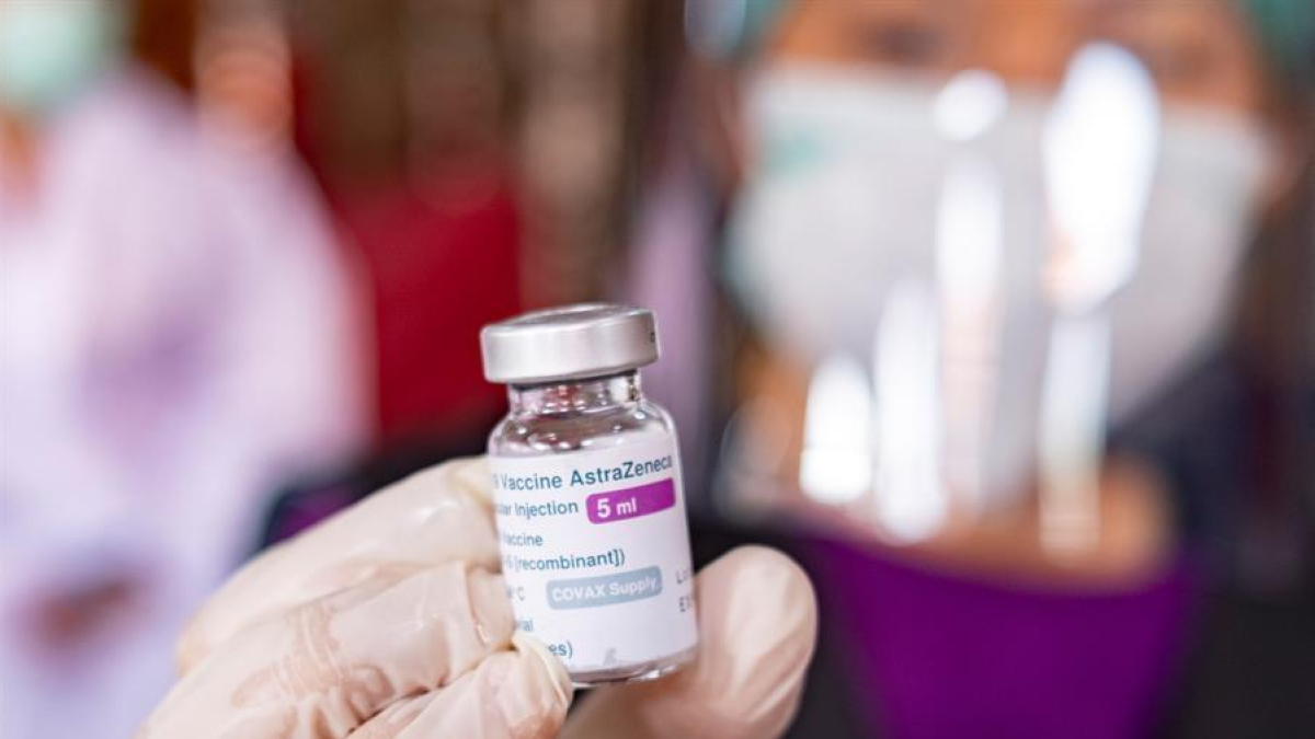 Imagen de una vacuna de AstraZeneca.