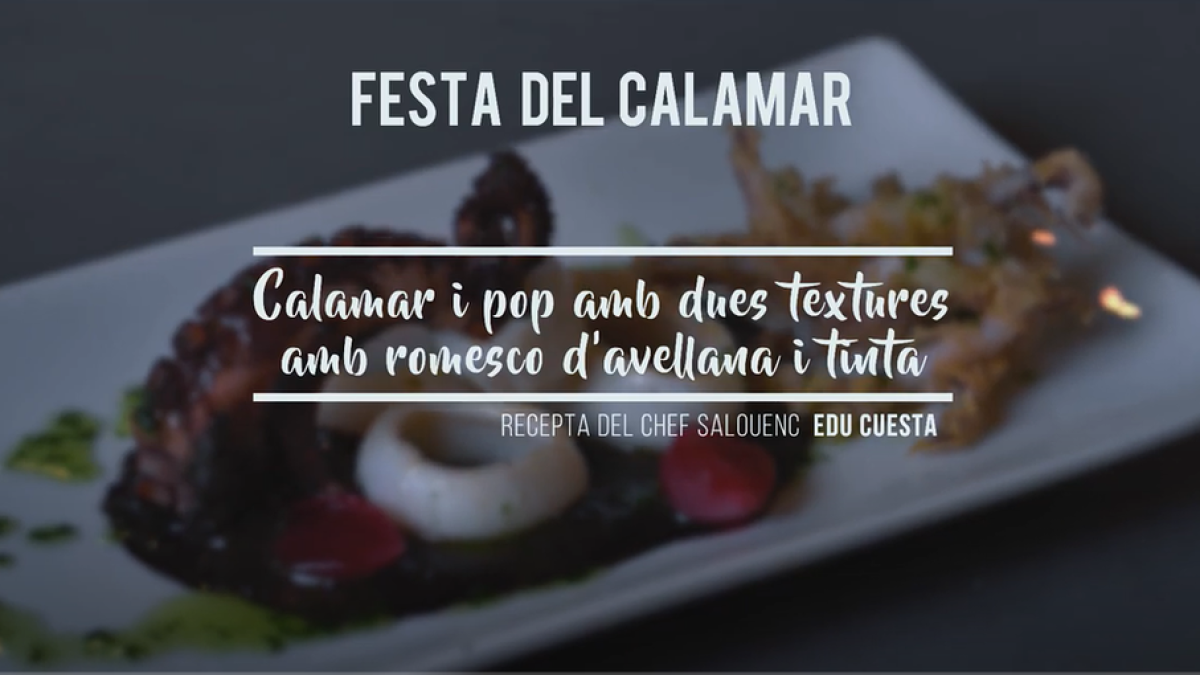 La 46.ª edición de la Fiesta del Calamar llega a las casas de Salou con una exquisita receta de este sabroso molusco