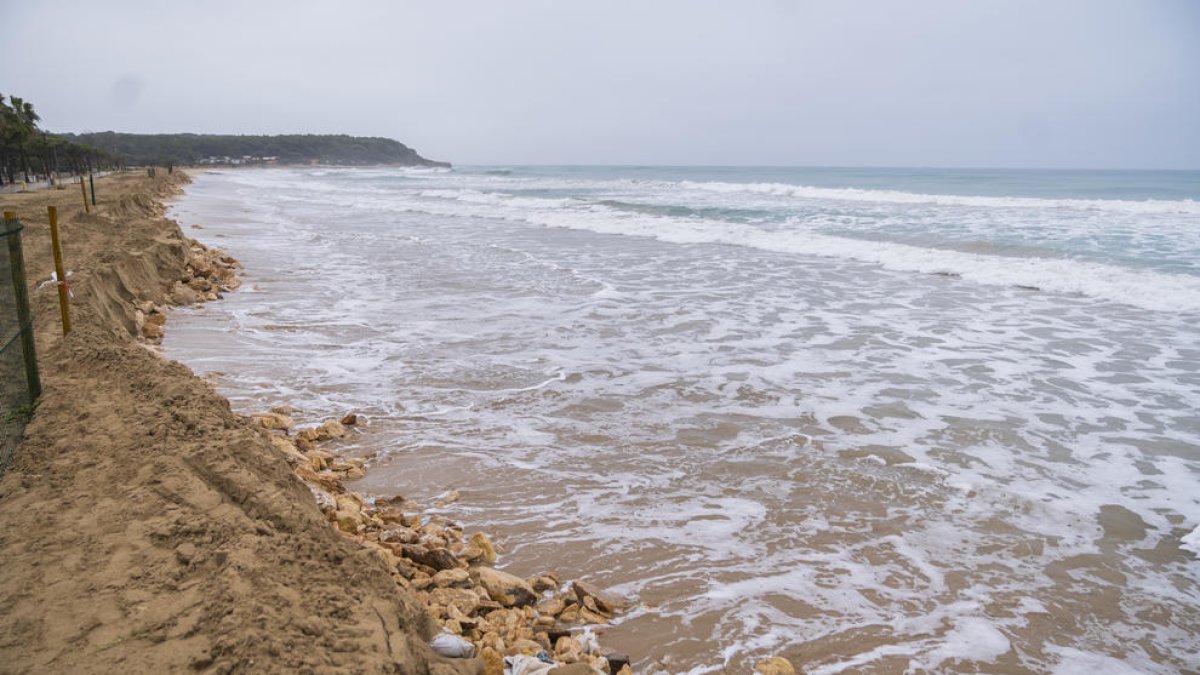 Tarragona es torna a quedar sense platges a causa del fort temporal