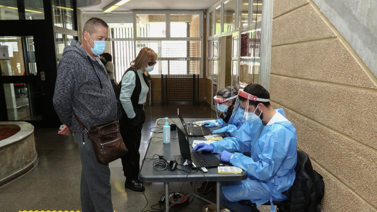 Comença el cribratge massiu al Centre Cívic a Bonavista