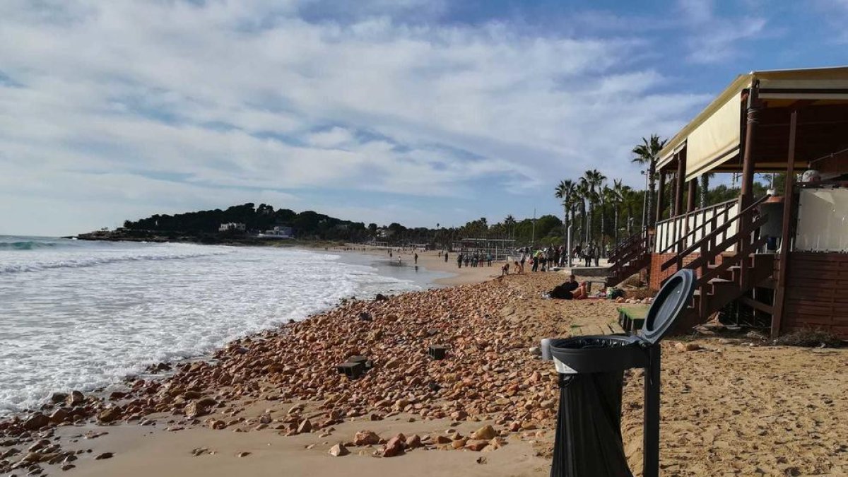 La llevantada vuelve a castigar el litoral de Tarragona