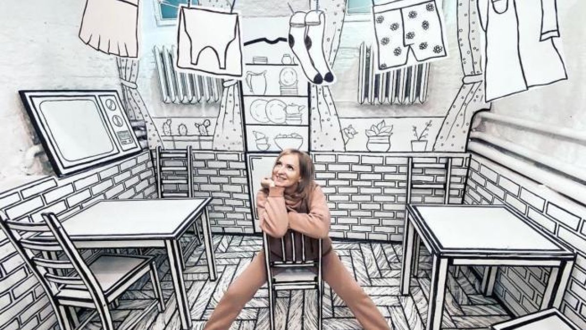 Una cafetería rusa diseñada igual que en los cómics enamora a los turistas