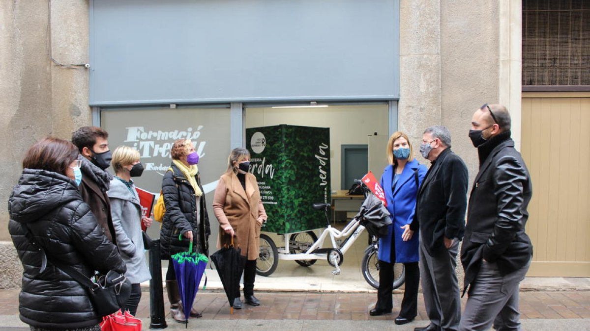 Sans: «Allà on governa Esquerra, impulsem l'economia social i la sostenibilitat»