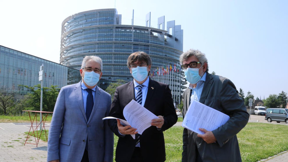 Turull presenta el recurs a Estrasburg contra la condemna de l'1-O i espera «gaudir dels èxits a la justícia europea»