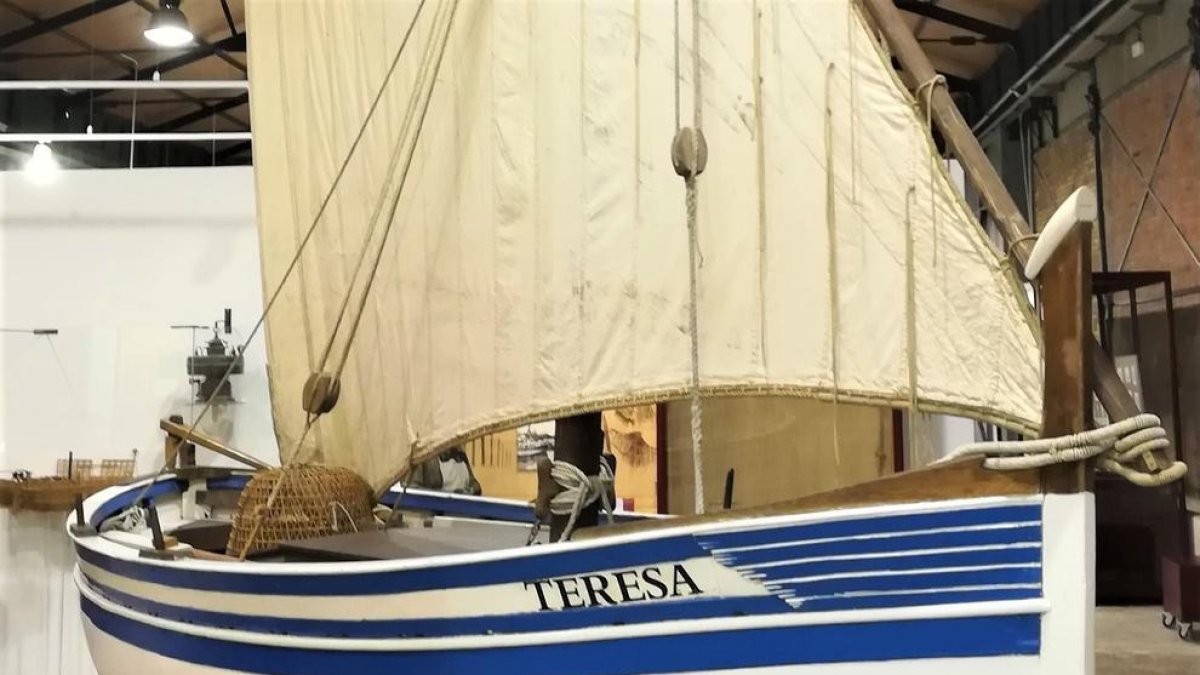 La barca Teresa, exposada al Museu del Port, rep més de 200 visites a l'itinerari virtual