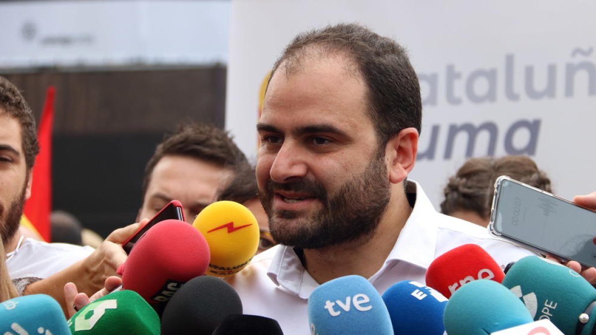 El presidente de Sociedad Civil Catalana (SCC), Fernando Sánchez Costa.