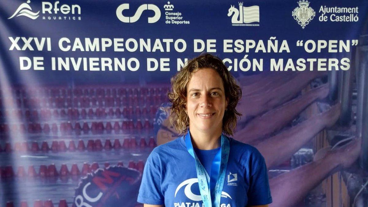 Gemma Zapater es proclama bicampiona d'Espanya de natació màster