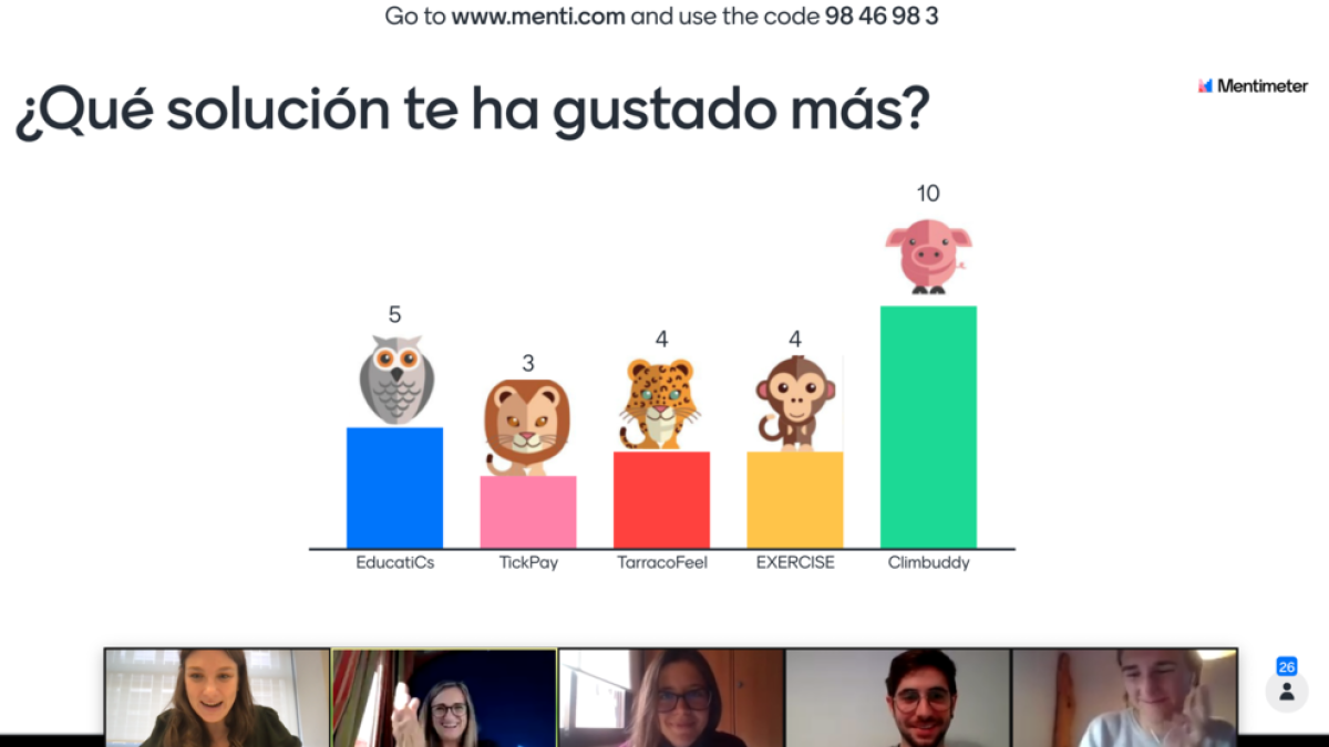 Una aplicación para conectar escaladores aficionados gana la primera Hackthon Tarragona Talent