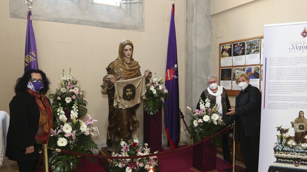 Verònica, a veneración pública en la parroquia para primero vez|golpe en 72 años