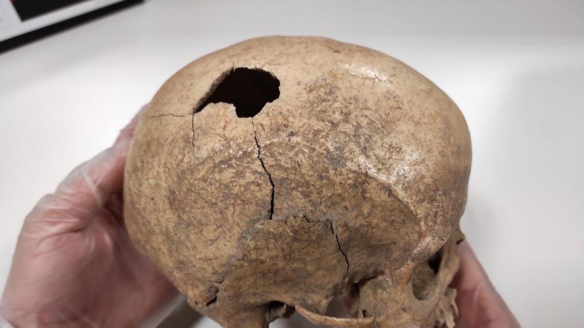 Investigadors treuen a la llum una mort violenta de fa 5.000 anys a la Cova Foradada de Calafell