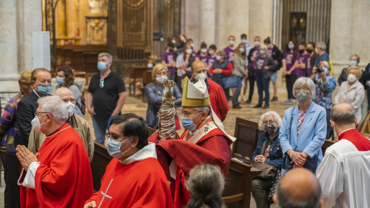 Tarragona celebra simbólicamente los 700 años de la llegada del brazo