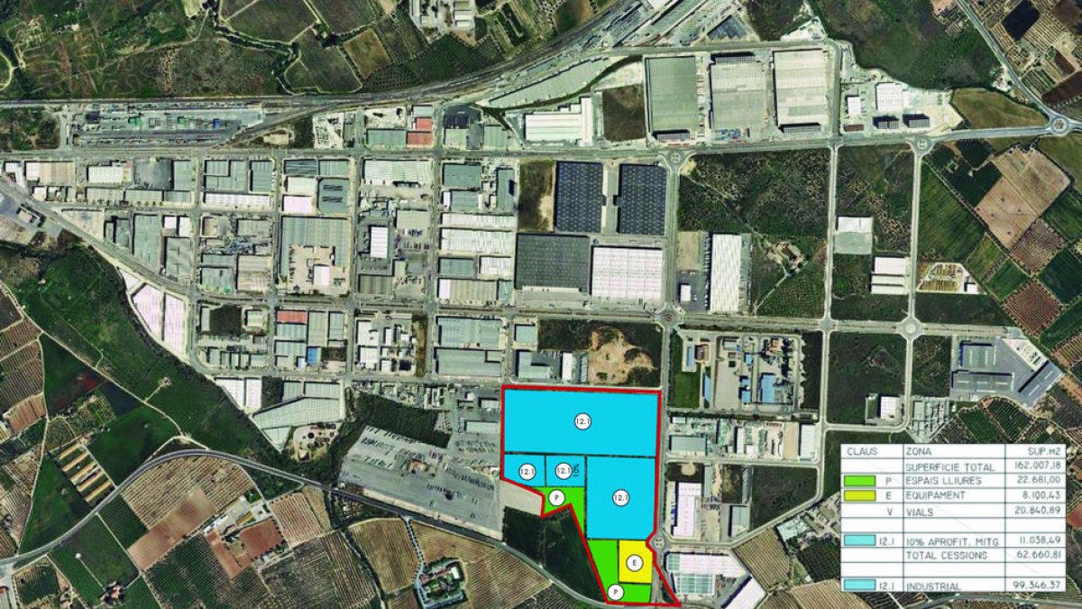 El Ayuntamiento de Constantí saca a concurso público la venta de unos terrenos industriales del PPU-10 en el Polígono