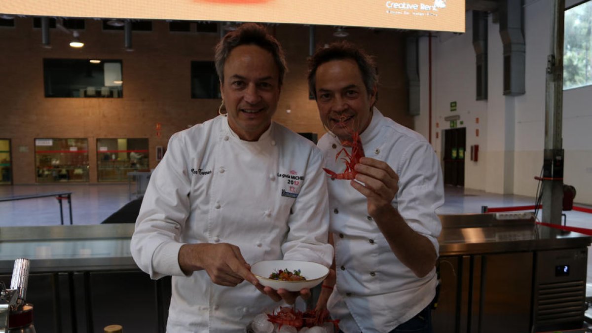 Els germans Torres delecten el públic de Tarragona amb una exhibició amb la gamba de la ciutat de protagonista