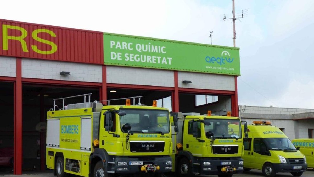 bomberos parque químico