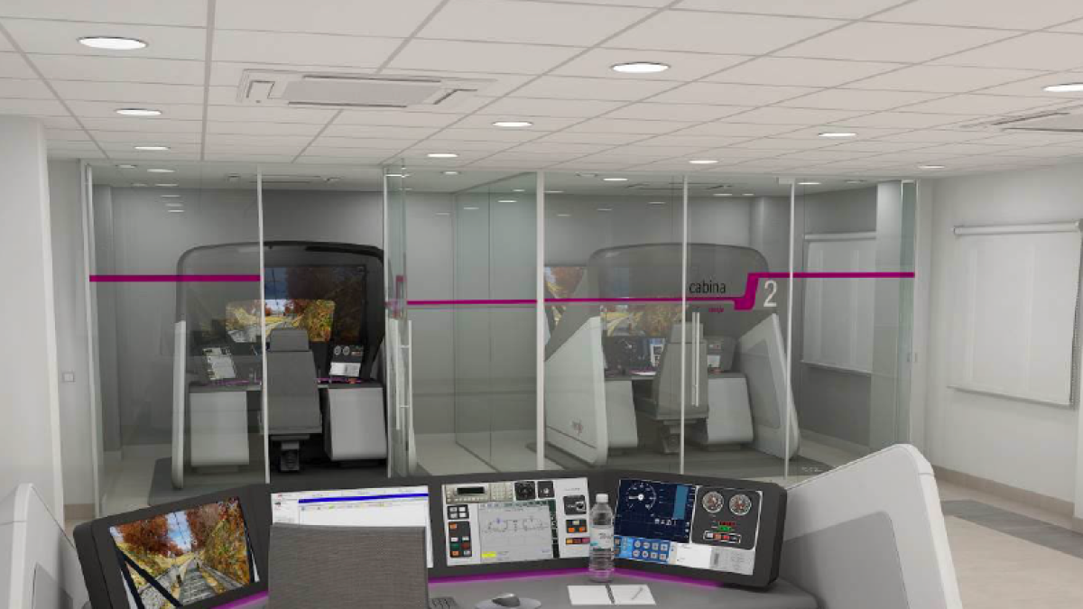 Renfe renova vuit cabines de conducció de la seva xarxa de simuladors