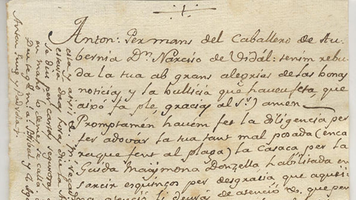 Miles de cartas personales de catalanes de los siglos XVI en XIX dan una mirada alternativa a la historia