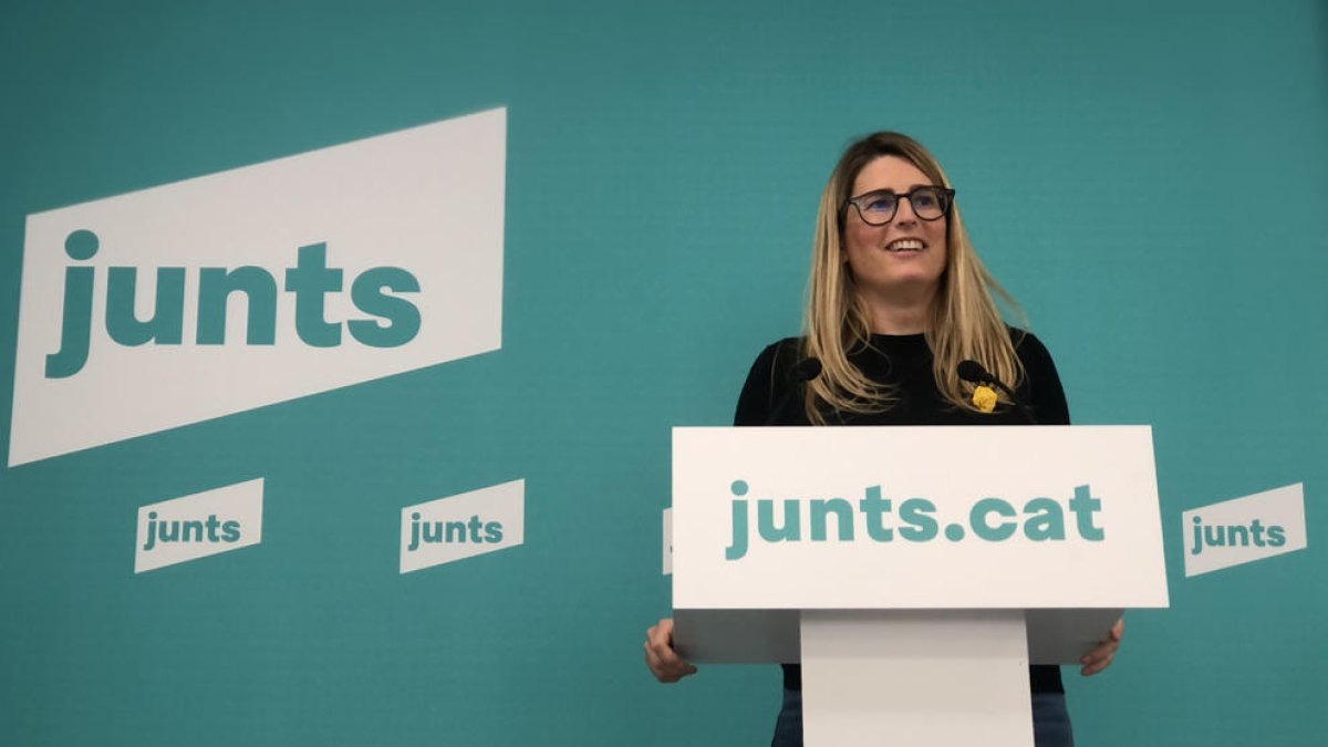 Elsa Artadi no entrará en el Gobierno por «coherencia» y porque quiere impulsar JxCat en Barcelona