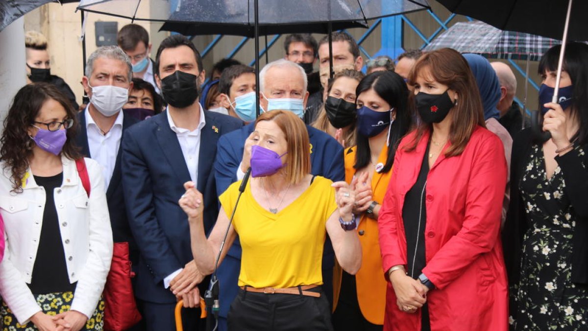 Carme Forcadell surt de la presó de Wad-Ras després de ser indultada