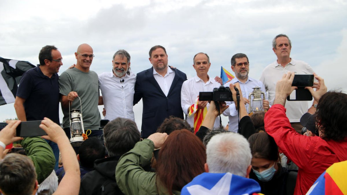 Els presos de Lledoners refermen el seu compromís amb l'independentisme: «Tenim les conviccions més fortes que mai»
