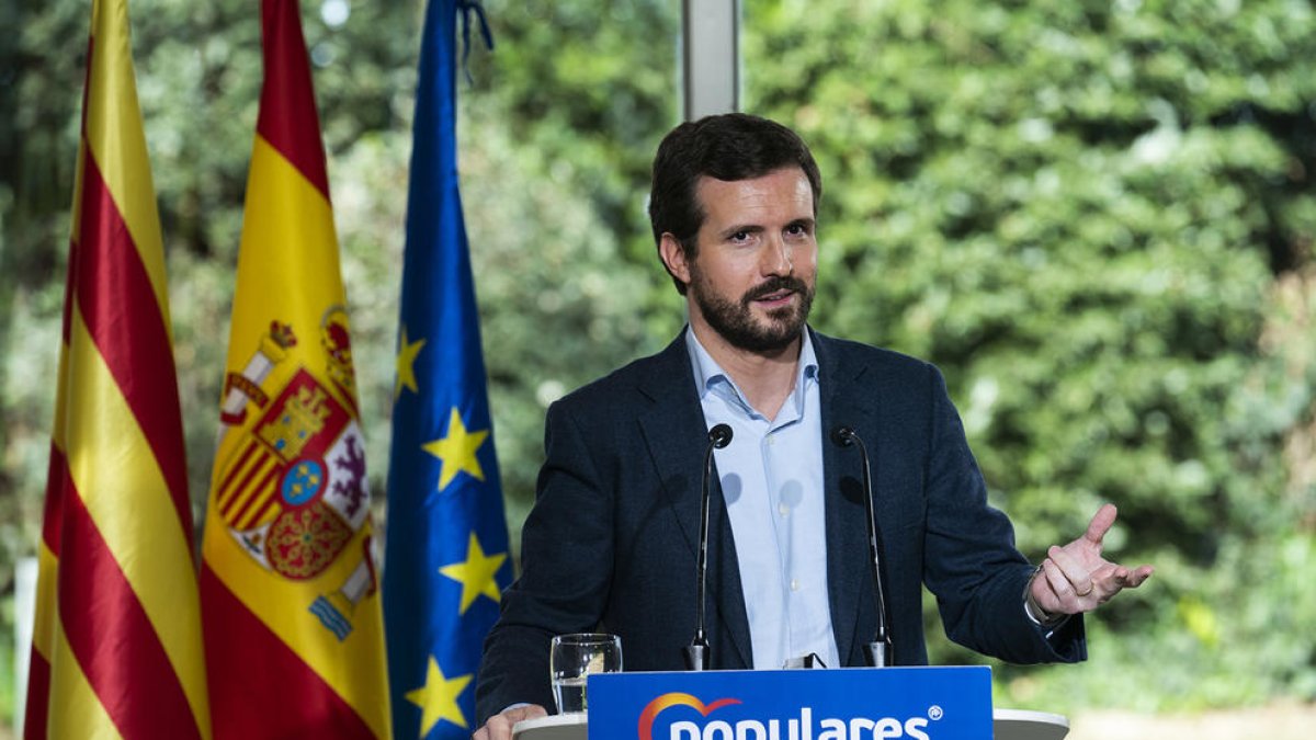 Casado: «Votar el PSC y ERC es lo mismo»
