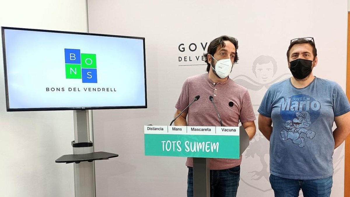 El Vendrell activará 10.000 buenos de descuento para dinamizar el comercio y la restauración local
