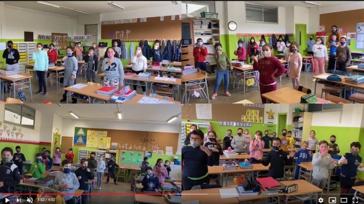 Más de 700 niños de Constantí participan del Concierto|Canto de un Villancico conjunto virtual