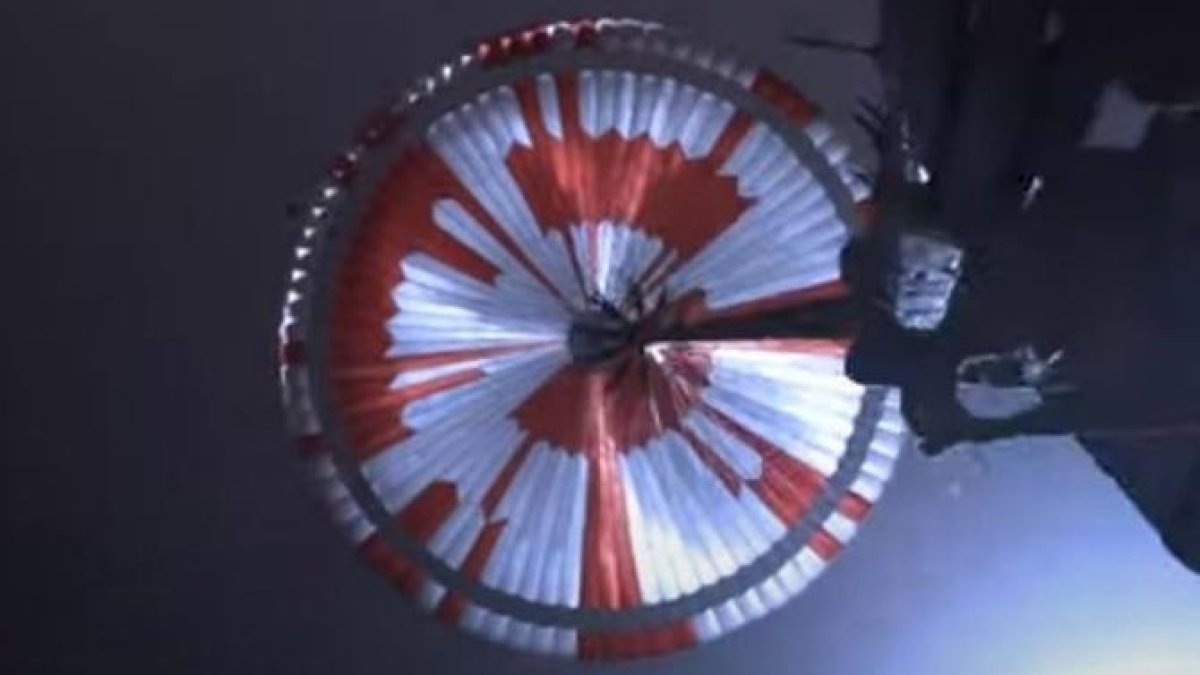 La NASA divulga el primer vídeo i so de l'aterratge de Perseverance a Mart