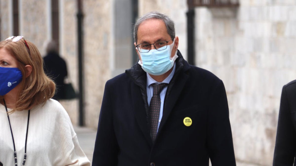 Torra, sobre la primera ola: «Llegó un momento que pensaba que no aguantaríamos tantas muertes»