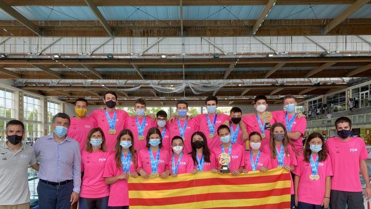 Grans resultats dels nedadors del CN Tàrraco al campionat espanyol aleví de comunitats autònomes