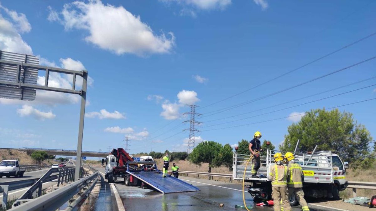 Cues quilomètriques per un accident a l'A7 entre Reus i la Canonja