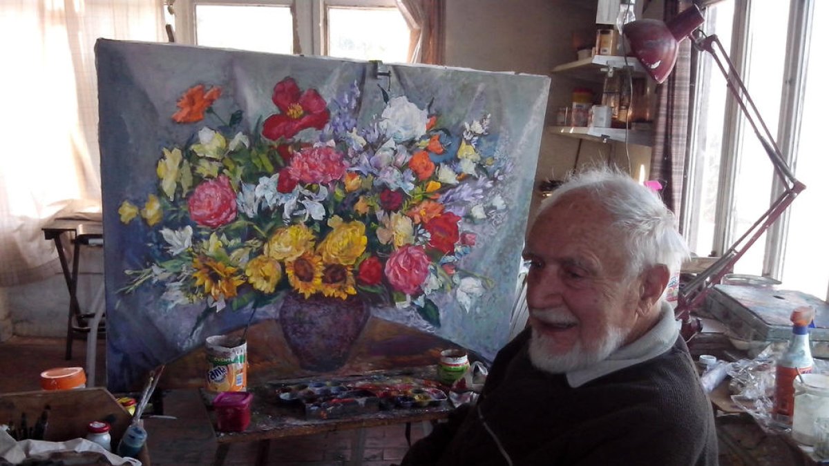 Dol a Alcanar per la mort de l'artista Narcís Galià