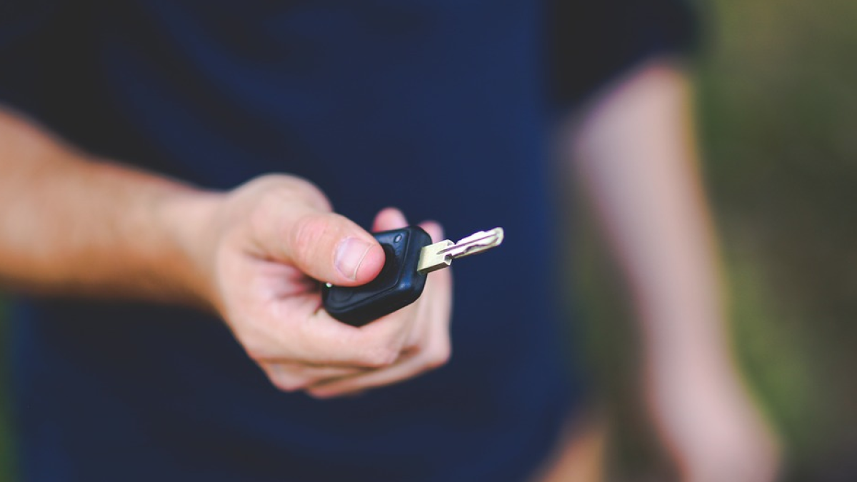 llave, coche, venta, vehículo