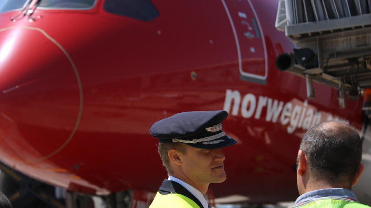 tripulación, avión, piloto,