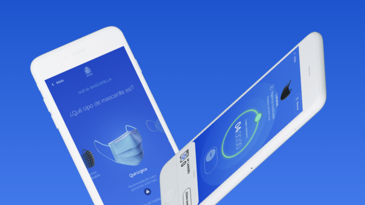 Una app oficial permite medir el tiempo que se ha usado la mascarilla