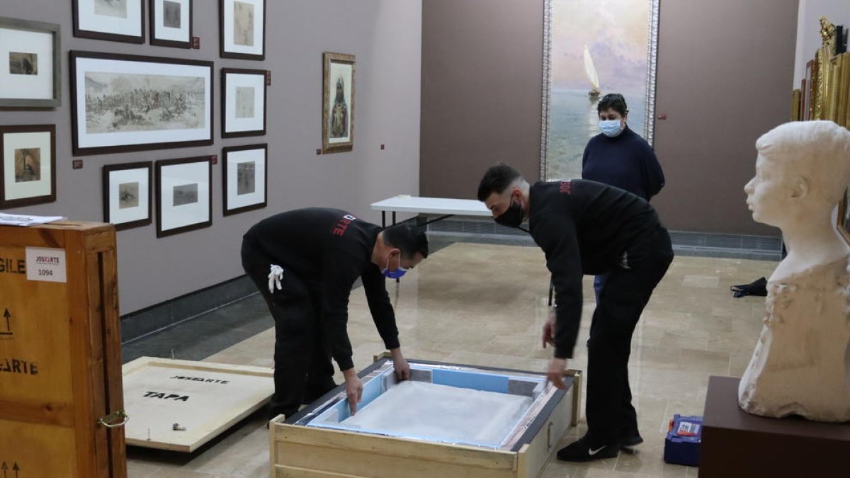 Acuarelas de Fortuny y Tapiró viajan del Museo de Reus a Valencia