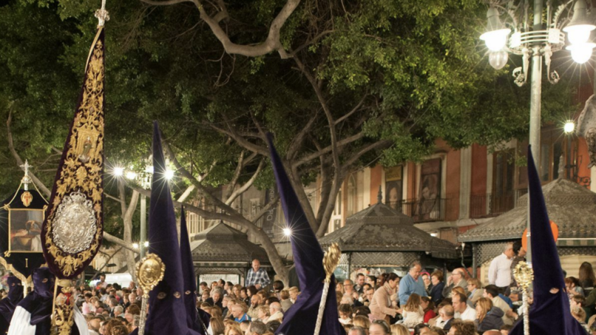 Imatge de la confaria El Rico de Màlaga en una processó de Setmana Santa.